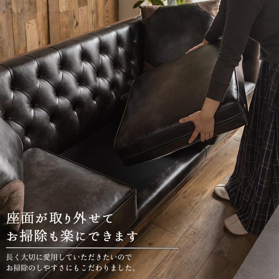 取付無料！グレーファブリック 英国モダン風チェスターフィールドソファ✨ 楽天市場】【開梱設置付き】ソファー 3点セット 北欧 UK 英国