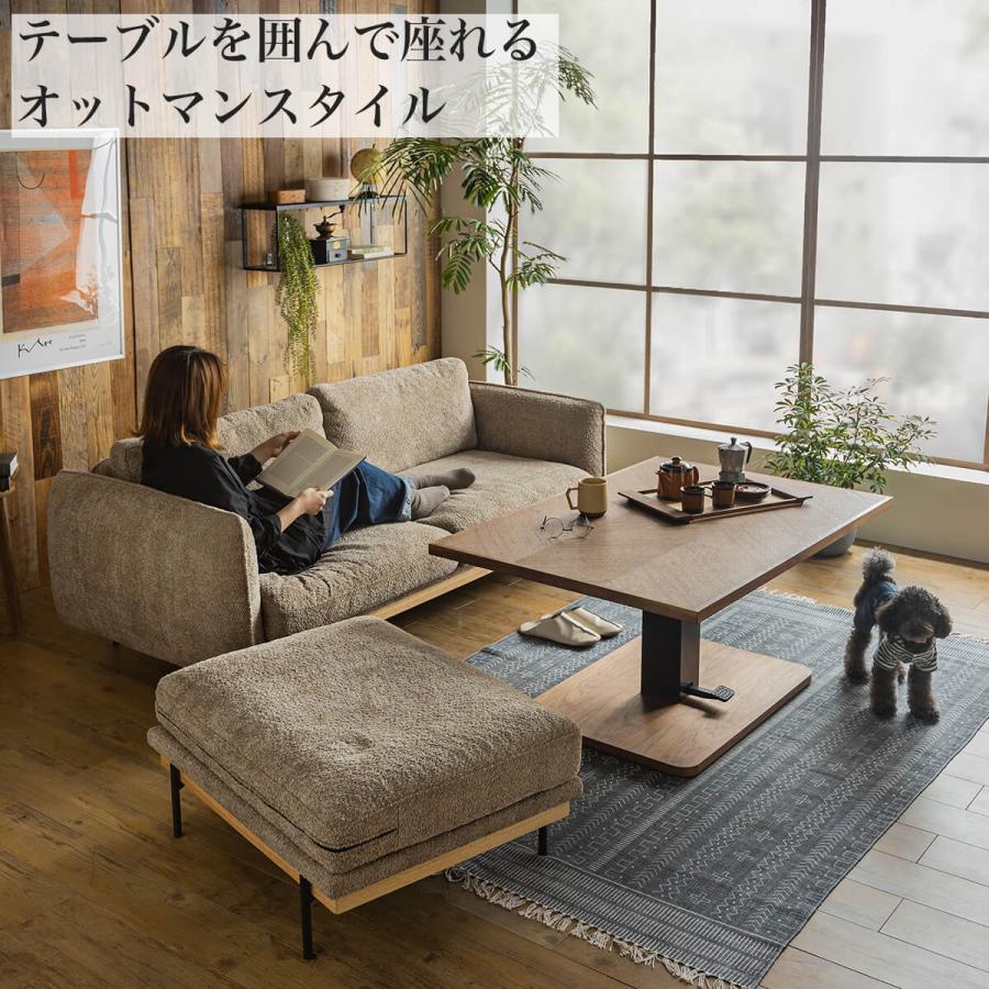 ブークレー素材　韓国風オットマン 楽天市場】【開梱設置付】 スツール オットマン ブークレ ブークレ素材