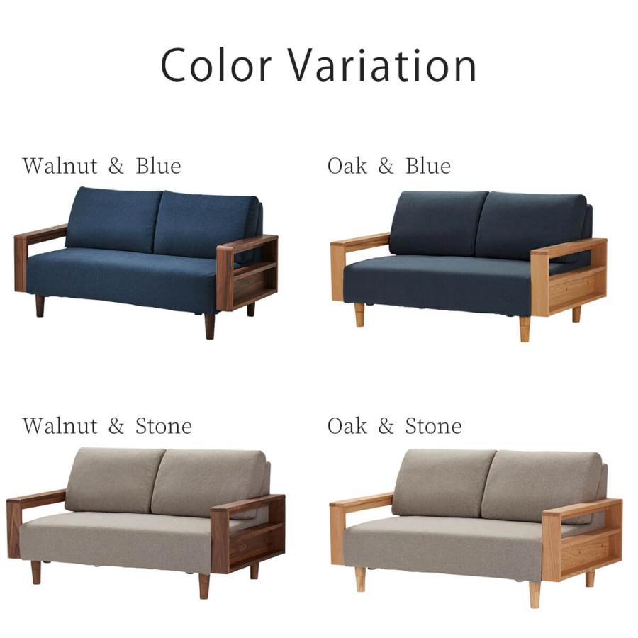 3人掛け ソファ フィナ ファブリック フルカバーリング クッション2個