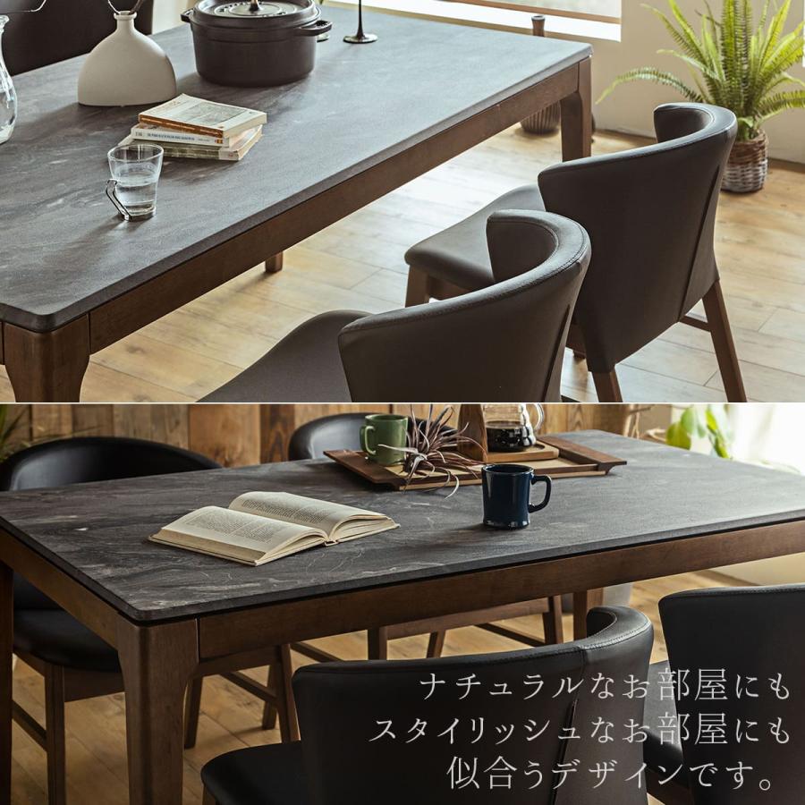 テーブル160 単品 傷に強い 大理石調 ダイニング 160cm マーブル