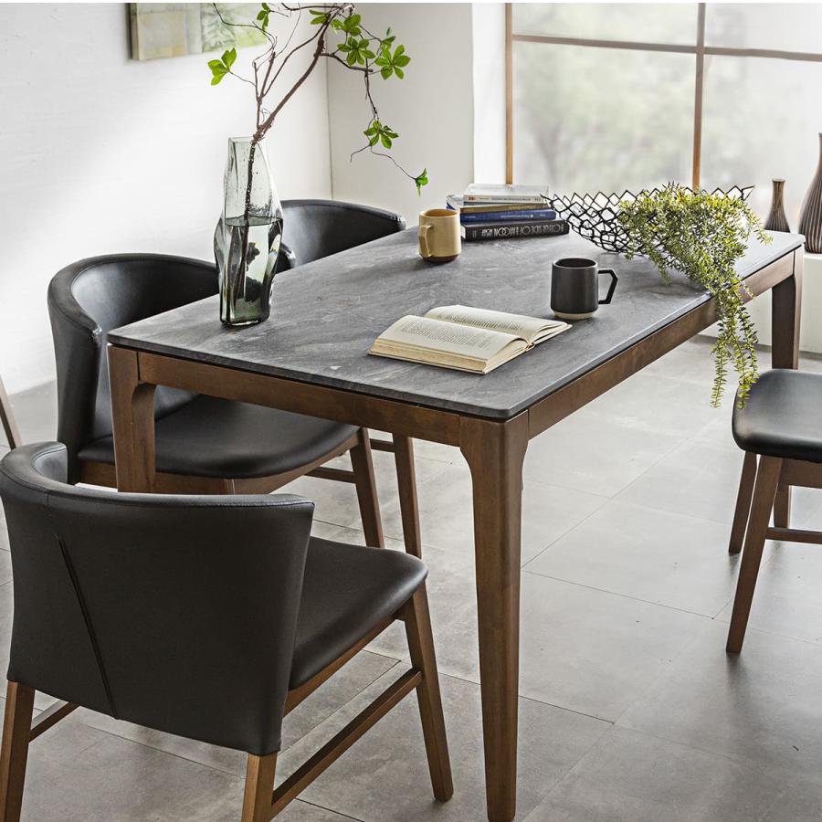 テーブル160 単品 傷に強い 大理石調 ダイニング 160cm マーブル