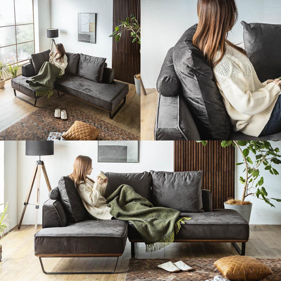 ソファー カウチ コーナー 北欧 おしゃれ おすすめ ファブリック エコ