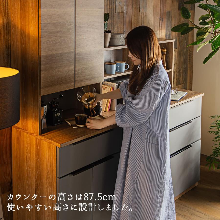 食器棚 キッチンボード ハイグロスシート レンジボード オープン 食器棚 キッチンボード ハイグロスシート レンジボード オープン