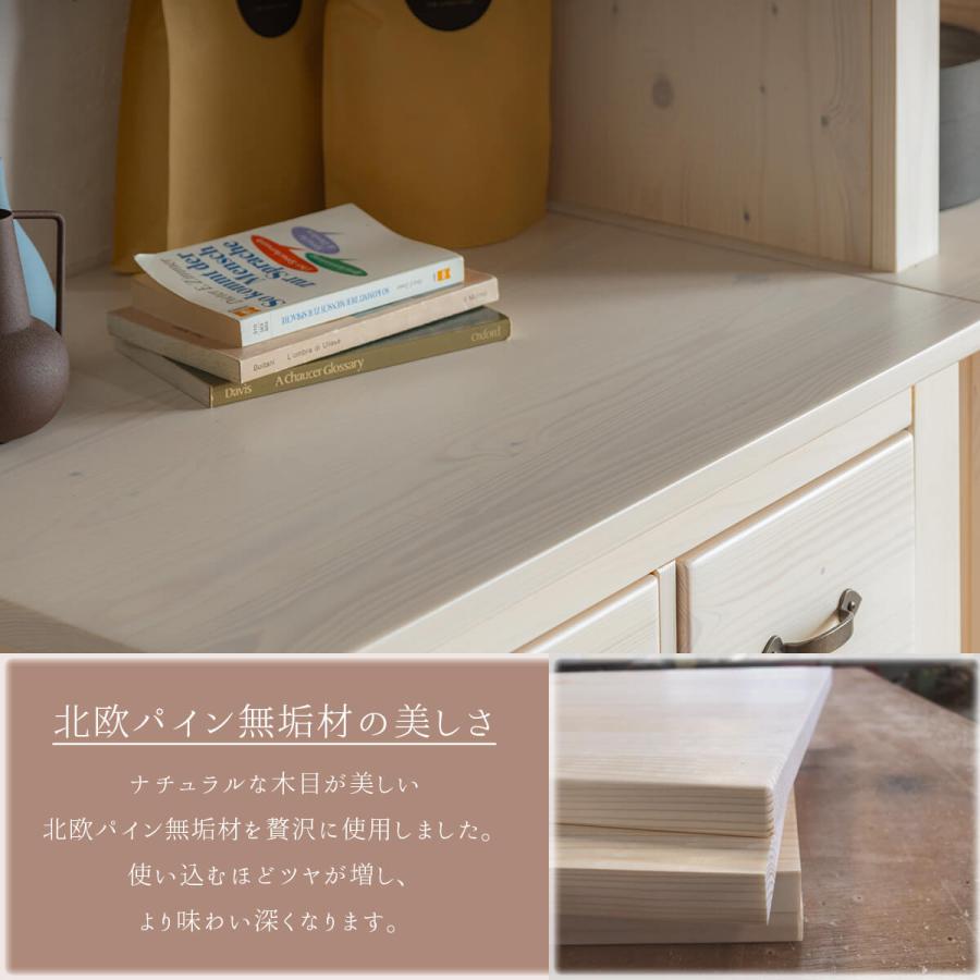 ペット 犬 いぬ 猫 ネコ トイレ 収納キャビネット キャビネット チェスト 収納棚 ダストボックス収納 キッチンカウンター 天然木 パイン 無垢 |  | 05