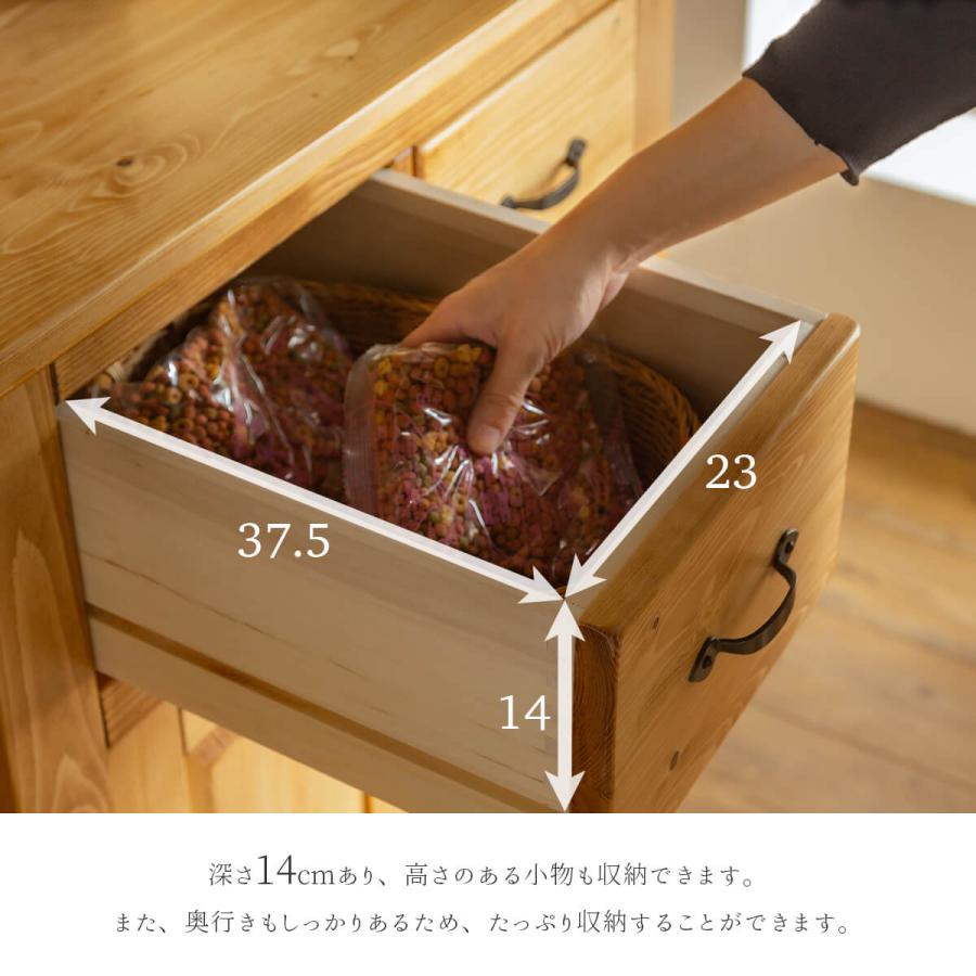 ペット 犬 いぬ 猫 ネコ トイレ 収納キャビネット キャビネット チェスト 収納棚 ダストボックス収納 キッチンカウンター 天然木 パイン 無垢 |  | 08