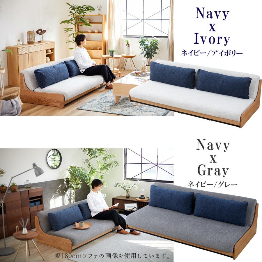 ソファーベッド ソファベッド リクライニング グレー ネイビー