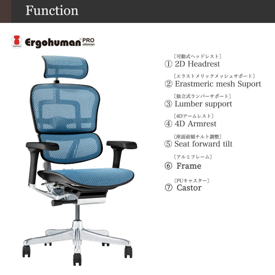 関家具 新型 エルゴヒューマン プロ2ハイ Ergohuman Pro2 プロ2
