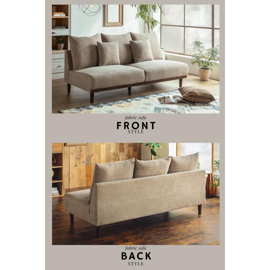 コーデュロイ 傷に強い 撥水 ソファー 生地2タイプ クッション5個付 ロータイプ 犬 猫 ファブリック 3人掛け ローバック ３人掛け ペット生地 グレー ベージュ |  | 25