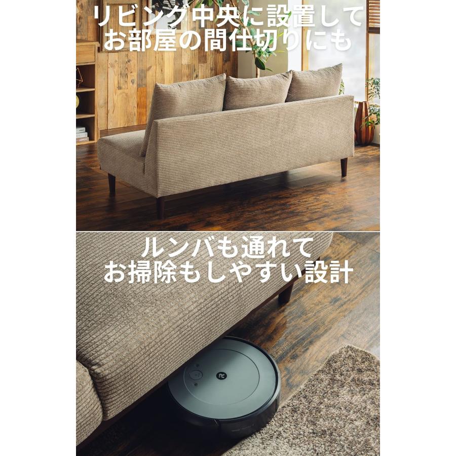 コーデュロイ 傷に強い 撥水 ソファー 生地2タイプ クッション5個付 ロータイプ 犬 猫 ファブリック 3人掛け ローバック ３人掛け ペット生地 グレー ベージュ |  | 13