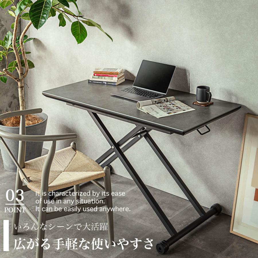 昇降式テーブル リフティングテーブル 幅140 140cm セラミック 昇降式テーブル リフティングテーブル 幅140 140cm セラミック