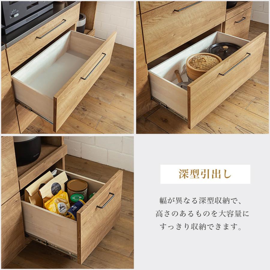 キッチンボード オープンボード 食器棚 120幅 セラミック 天然木 キッチンボード オープンボード 食器棚 120幅 セラミック 天然木