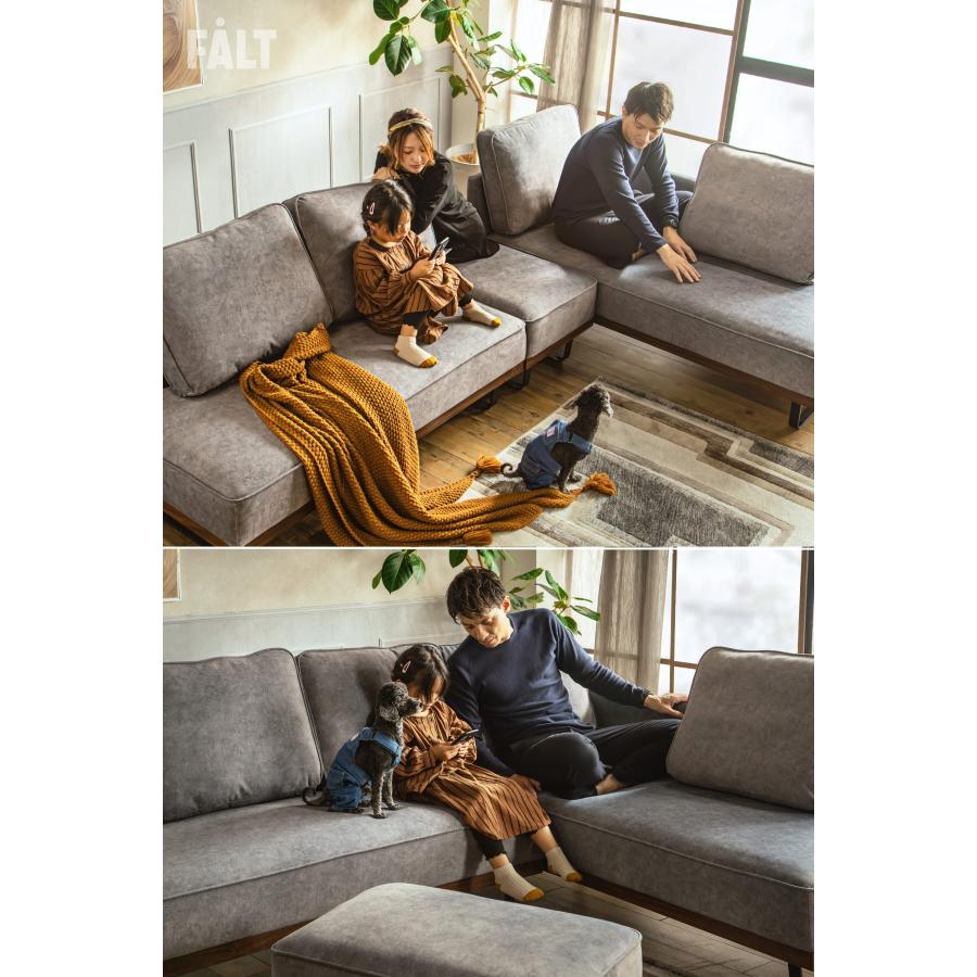 猫の 爪 に強い 犬 ペット オットマン単品 スツール 組み合わせソファ