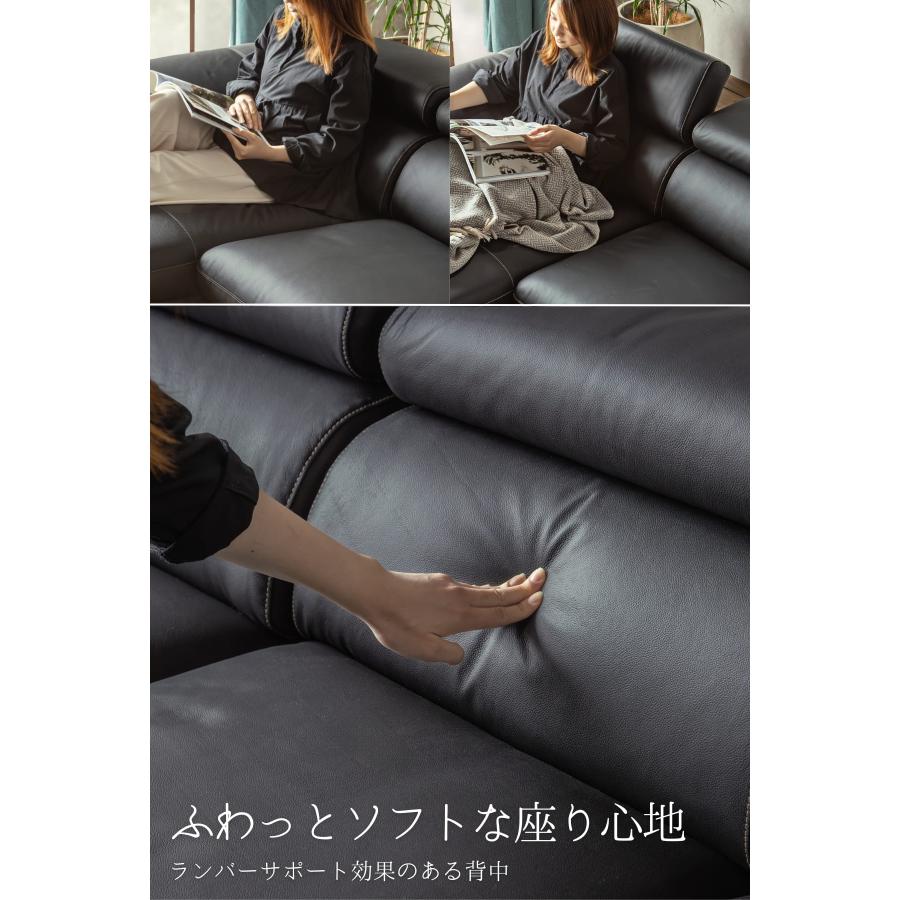 ソファー カウチ コーナー 本革 ヘッドリクライニング 高級 おすすめ