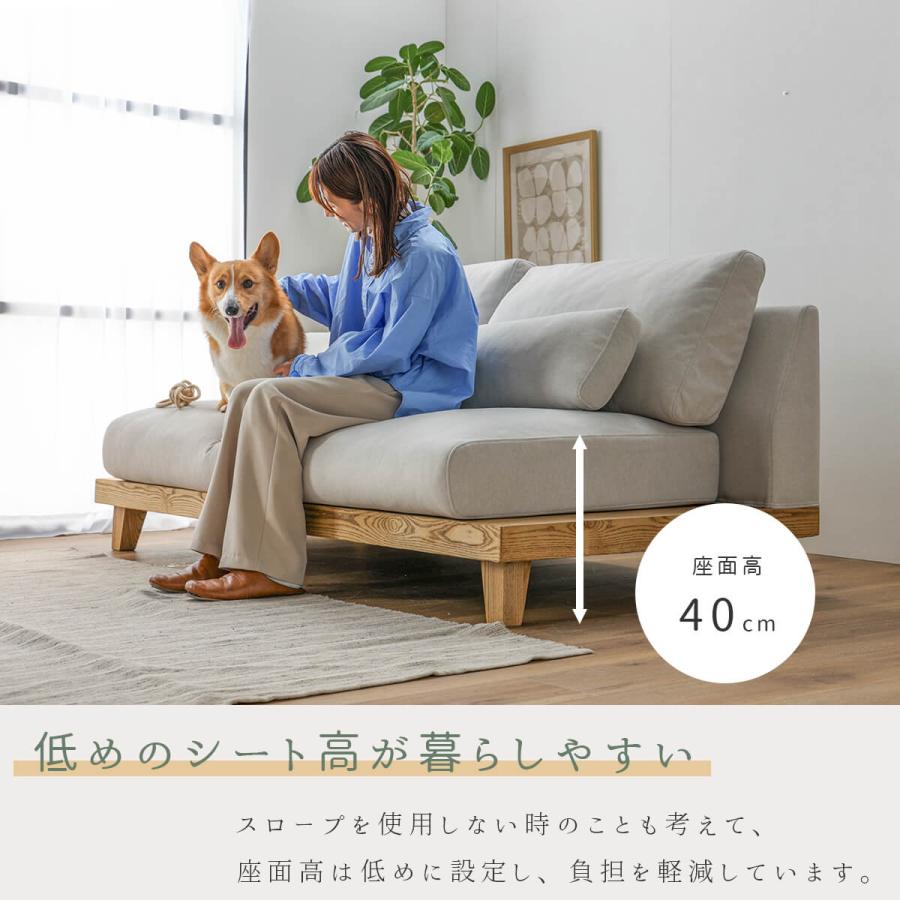 ソファ 3Pソファ 関家具 フラッフィル フラッフィー ペットソファ