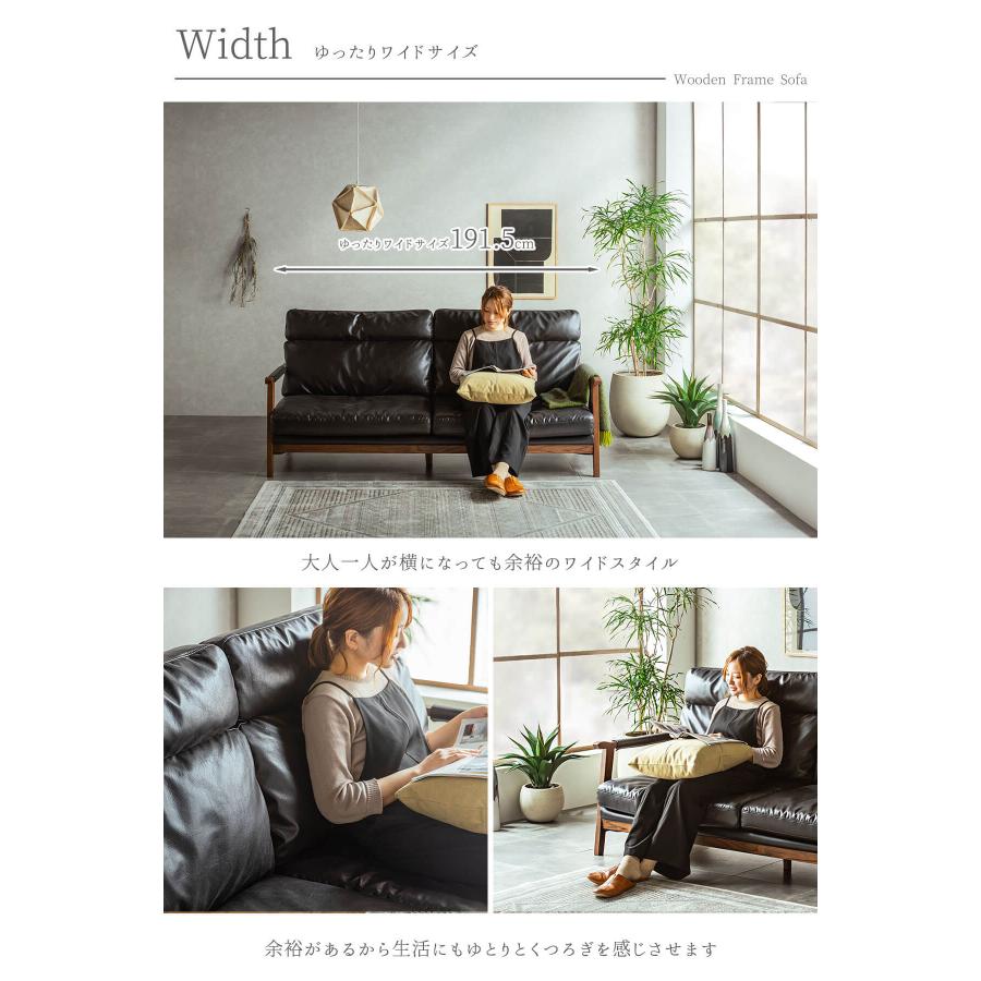 FALT 三人掛けソファ「定価:19万8千円」 ソファ 3人掛け 3P 幅191cm : FALT Furniture - 通販 - Yahoo!ショッピング