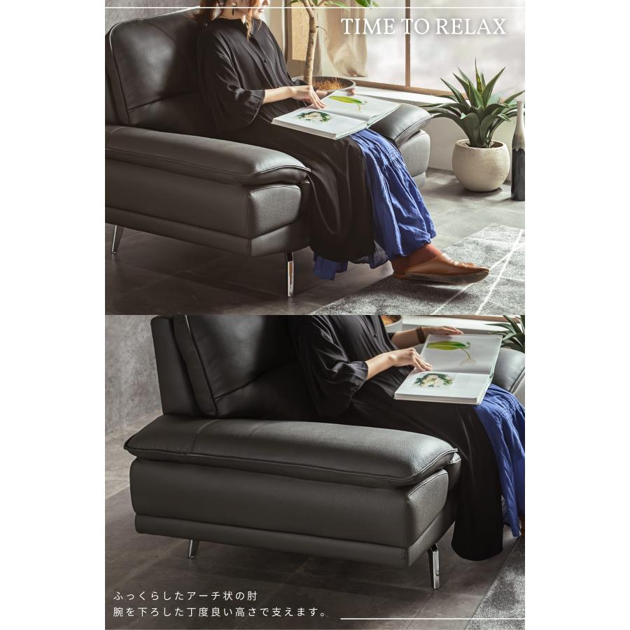 本革ソファ 1P : FALT Furniture - 通販 - Yahoo!ショッピング