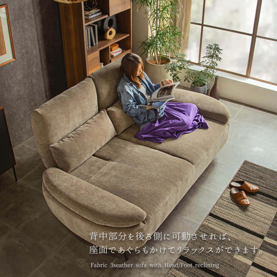 ソファ　ファブリック製　柔らかい　高級品 ソファー ファブリック ラメ あぐら ソファ ヘッド リクライニング