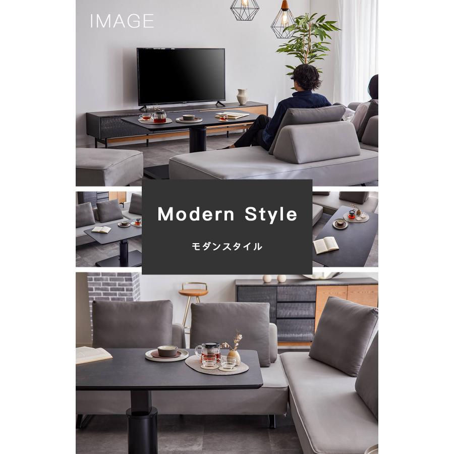 昇降式テーブル 単品 メラミン キズに強い 熱に強い 汚れに強い 石目柄 マーブル柄 昇降 昇降式 無段階 幅135cm |  | 15