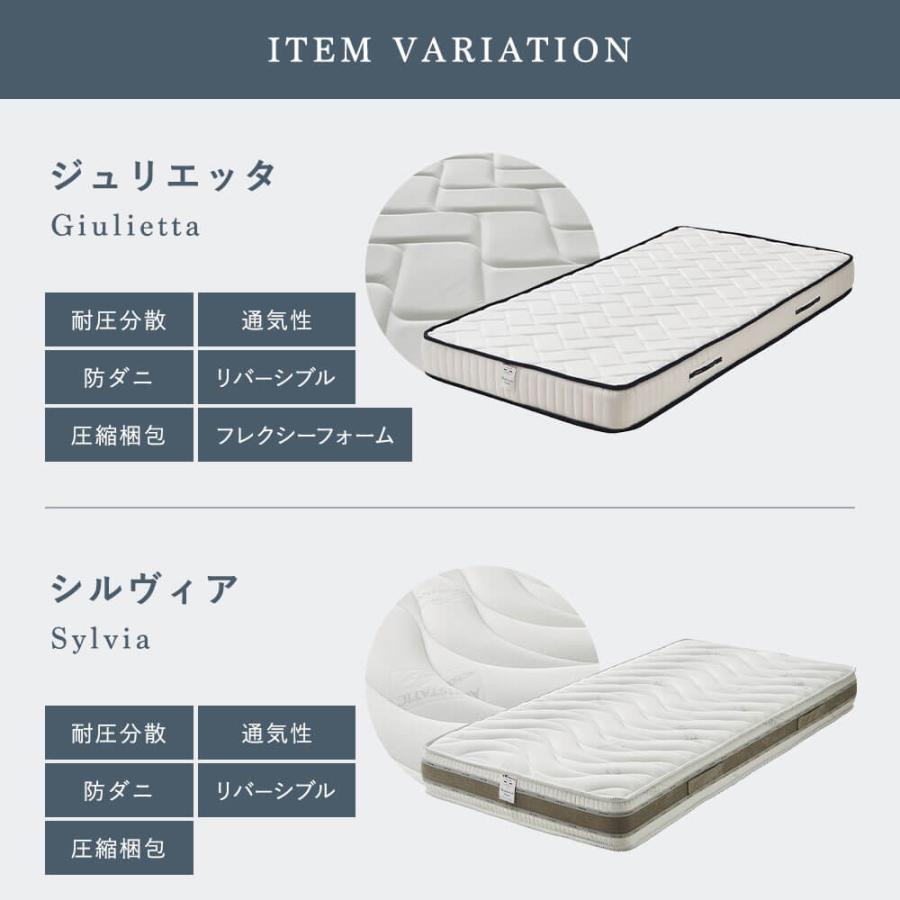 送料無料 マットレス シングル セミダブル ダブル S SD D 高反発 ウレタン イタリア  ライトウェーブ |  | 11