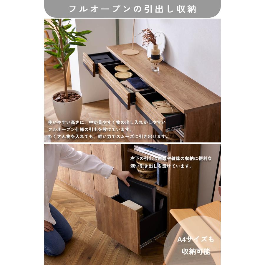 サイドボード リビングボード シーン 幅160 160 160cm キッチンカウンター モーブル |  | 09