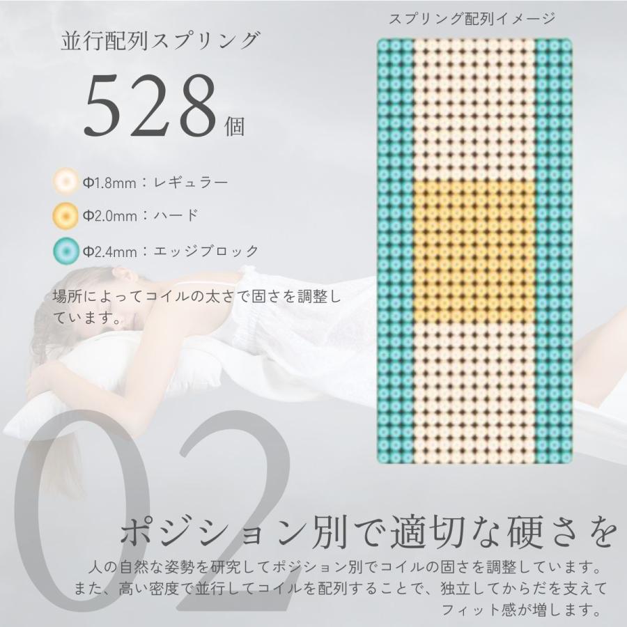 グランツ マットレス グランユニット 3ゾーン S SD D WD Q SS 防ダニ 抗菌 防臭 Grantz |  | 04