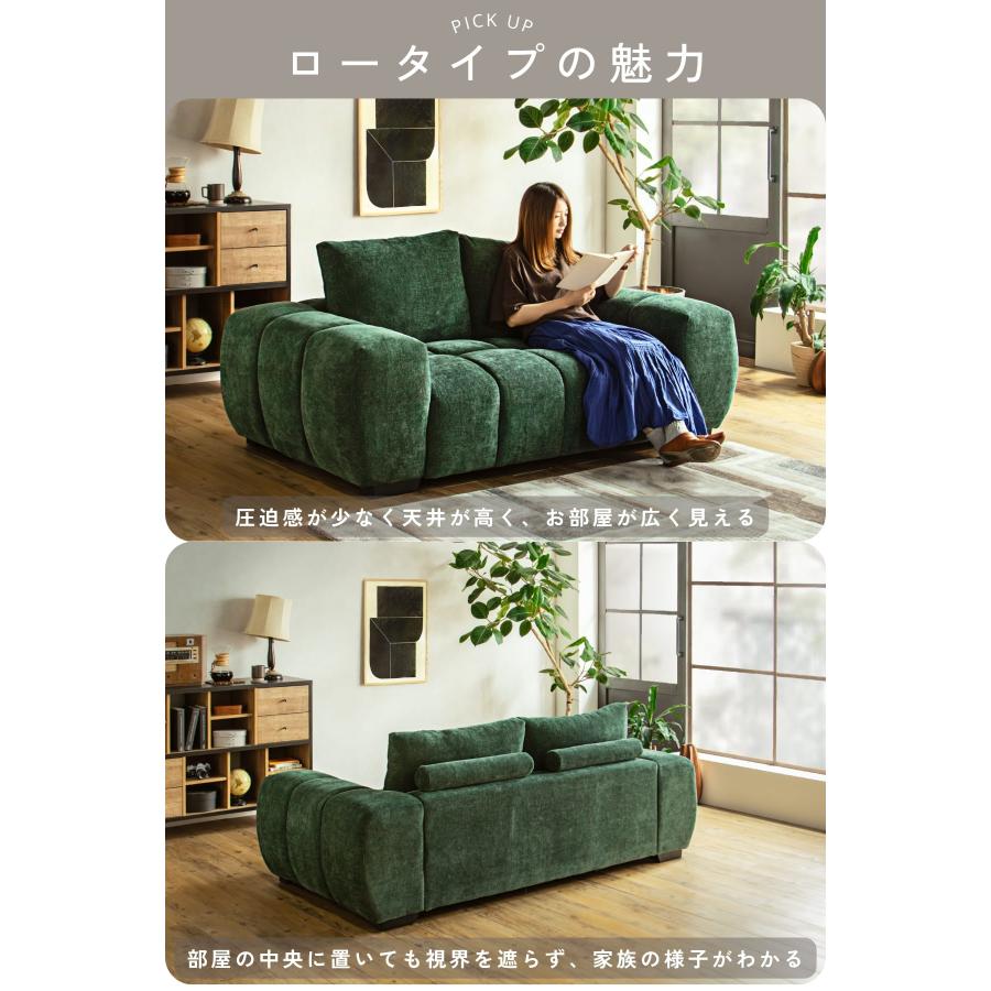 ソファ 3P 肘に座れる 耐荷重150kg グレー ポケットコイル 高密度