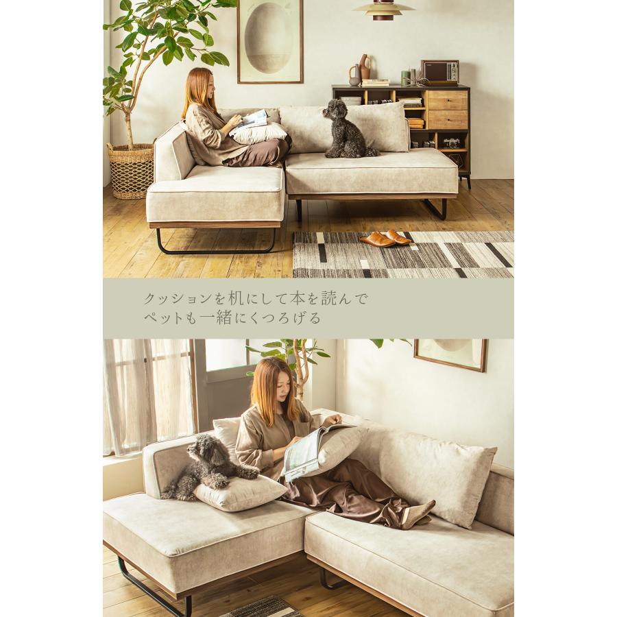 今だけ特別価格！ソファー カウチ コンパクト 傷に強い 引っ掻きに強い 撥水 カウチソファー ベージュ グレー |  | 10