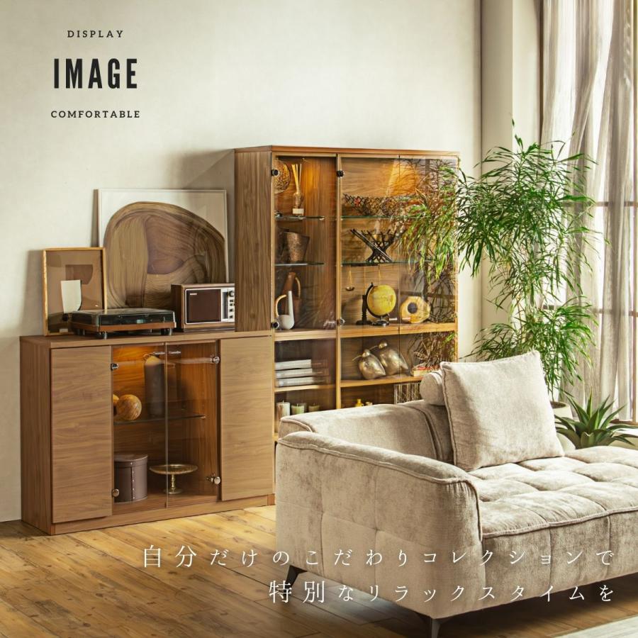 ガラスコレクションケース 日本製 強化ガラス 幅78/幅116 高さ180 LEDライト付き コレクションボード ハイタイプ LED付き |  | 16