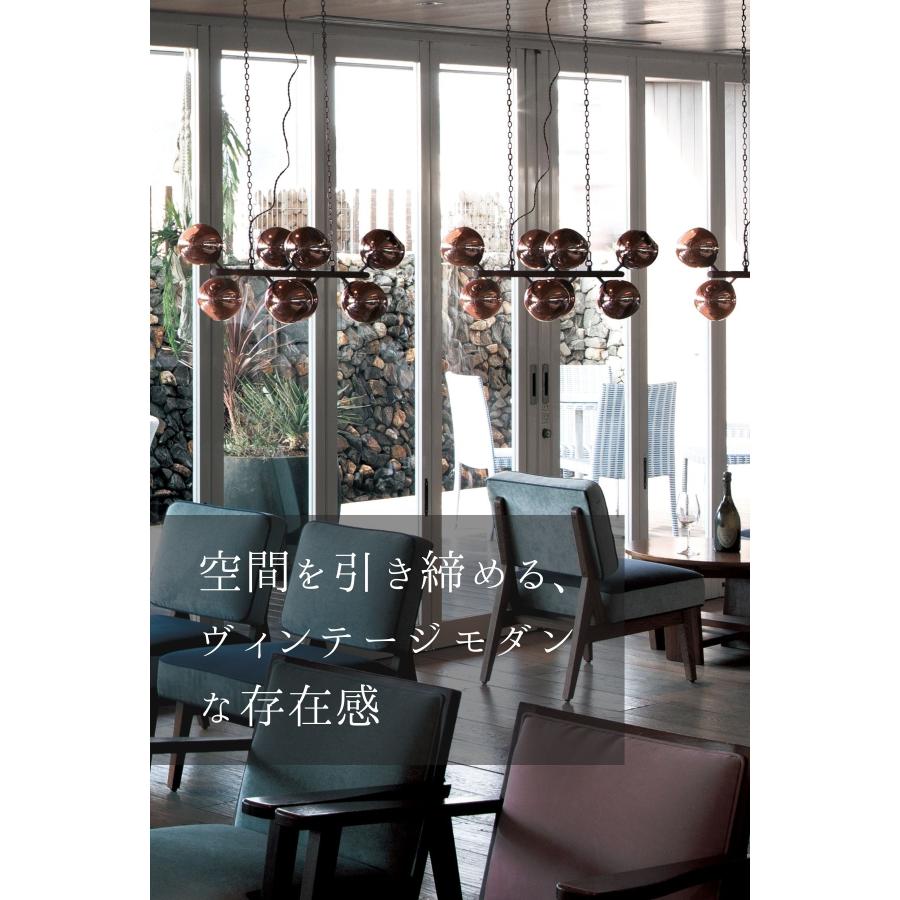 ペンダントライト 8灯 BIARRITZ8 ビアリッツ8 HERMOSA ハモサ ガラスシェード 天井照明 LED対応 GS-018 |  | 11