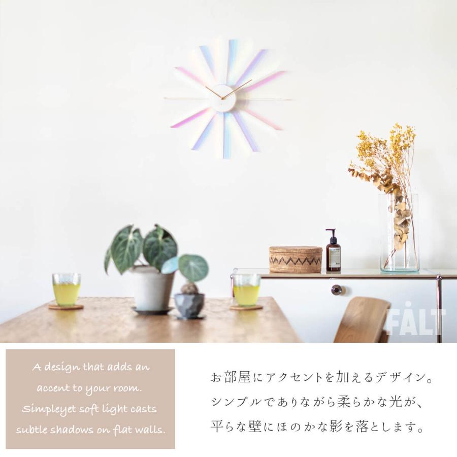 Prism Radiant Clock Lucent Series NEXTIME NXT-J059 J-61 J063 壁掛け時計 ウォールクロック 直径40cm 50cm |  | 02