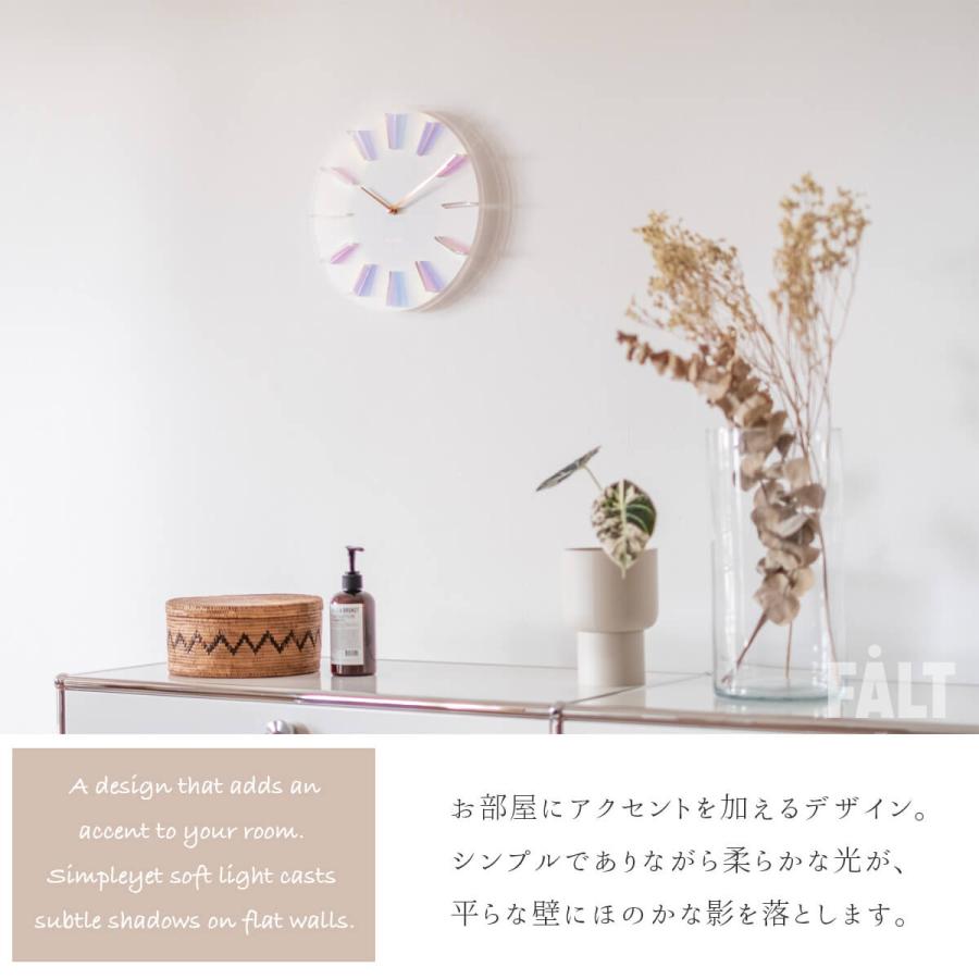 Prism Clock Lucent Series NEXTIME NXT-J059 壁掛け時計 ウォールクロック 直径30cm アクリル |  | 02