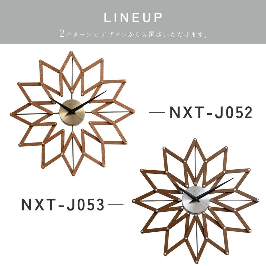 Kal PastPresent Series NEXTIME NXT-J052 J053 壁掛け時計 ウォールクロック 直径45cm 63cm 木 |  | 02