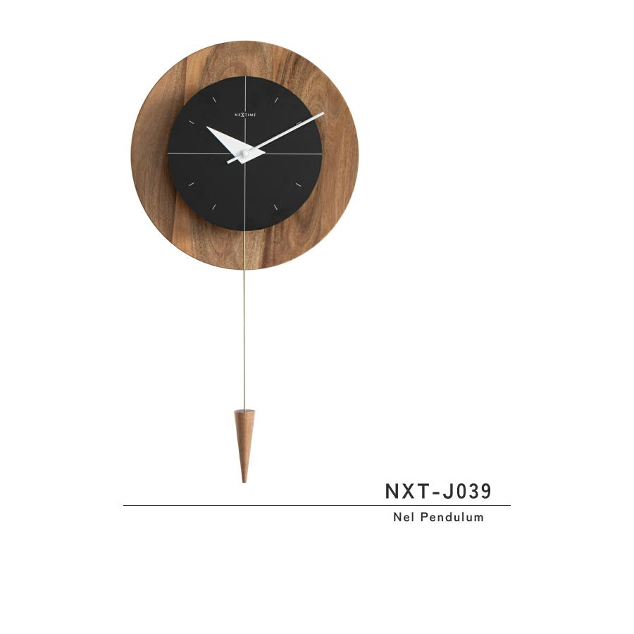 Disc PastPresent Series NEXTIME NXT-J037 J038 J039 Nel 壁掛け時計 時計 ウォールクロック 直径35cm 木 木製 |  | 03