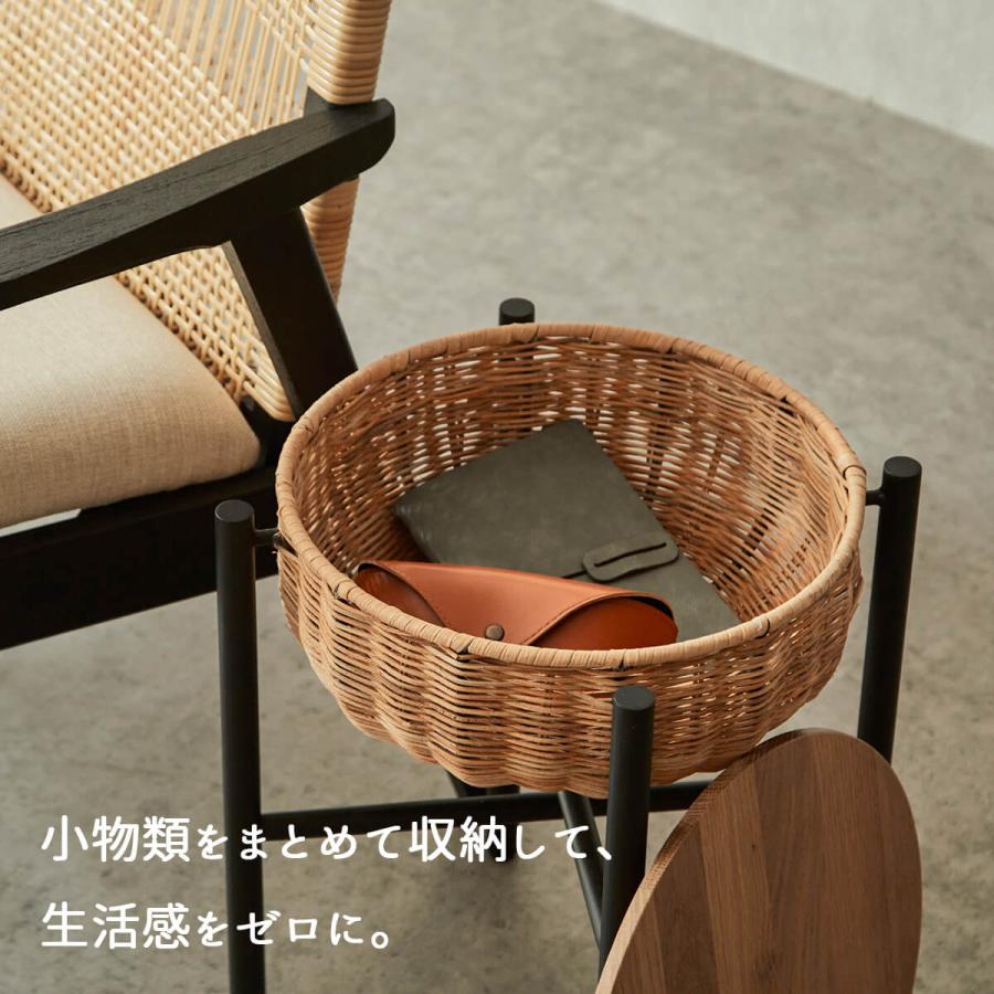 関家具 NWLH サイドテーブル リビングテーブル カフェテーブル コルカ COLKA 円形 丸型 収納付き ラタン 天然木 無垢材 ナチュラル カフェスタイル |  | 06