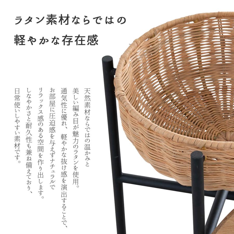 関家具 NWLH サイドテーブル リビングテーブル カフェテーブル コルカ COLKA 円形 丸型 収納付き ラタン 天然木 無垢材 ナチュラル カフェスタイル |  | 08