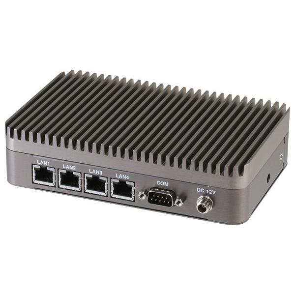 AAEON　広温度対応　超小型産業用ファンレス組込みPC　Intel J1900　LAN×4ポート＋HDMI×2ポート搭載モデル　BOXER-6404WT-A1｜famarket