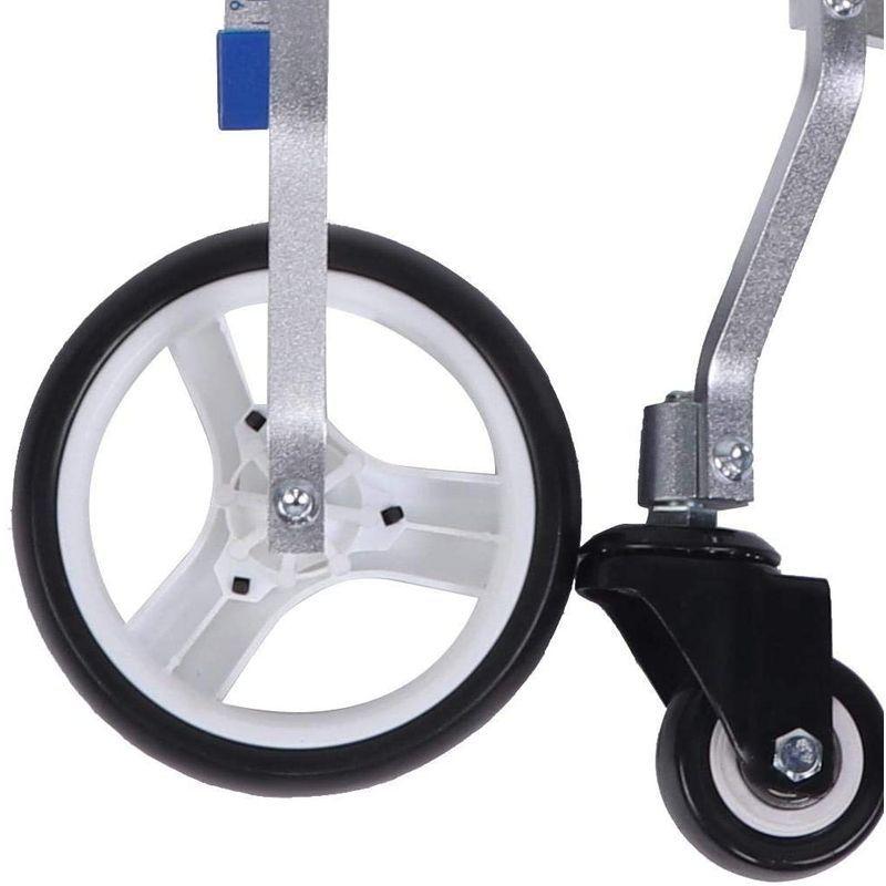 犬用歩行器 車椅子 ペット用 歩行器 4輪 犬用 車椅子 調節可能 障害者ペット/犬/猫用 後ろ足 ポータブル(XS) 車椅子 ペット用 歩行器 4輪 犬用 調節可能 障害者ペット/犬/猫用 後ろ足 ポータブル XS