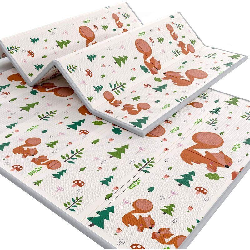 21高い素材 ベビープレイマット 赤ちゃん 0x180x極厚1 5cm ベビーマット Leekey リバーシブル キッズ用プレイマット おしゃれベビー モビール Readingtherapycenter Com