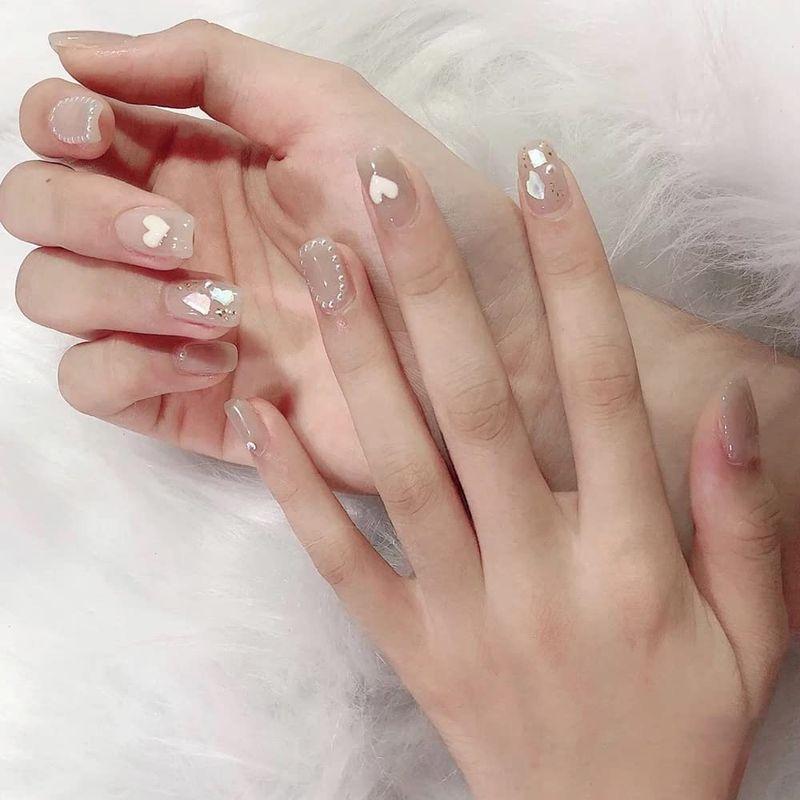 24枚セット ネイルチップ 上品サーモンピンク 貝殻 ネイル花嫁 3d小さい花の飾り 成人式 披露宴 パーティー 二次会 結婚式ネイル ファムビズ 通販 Yahoo ショッピング