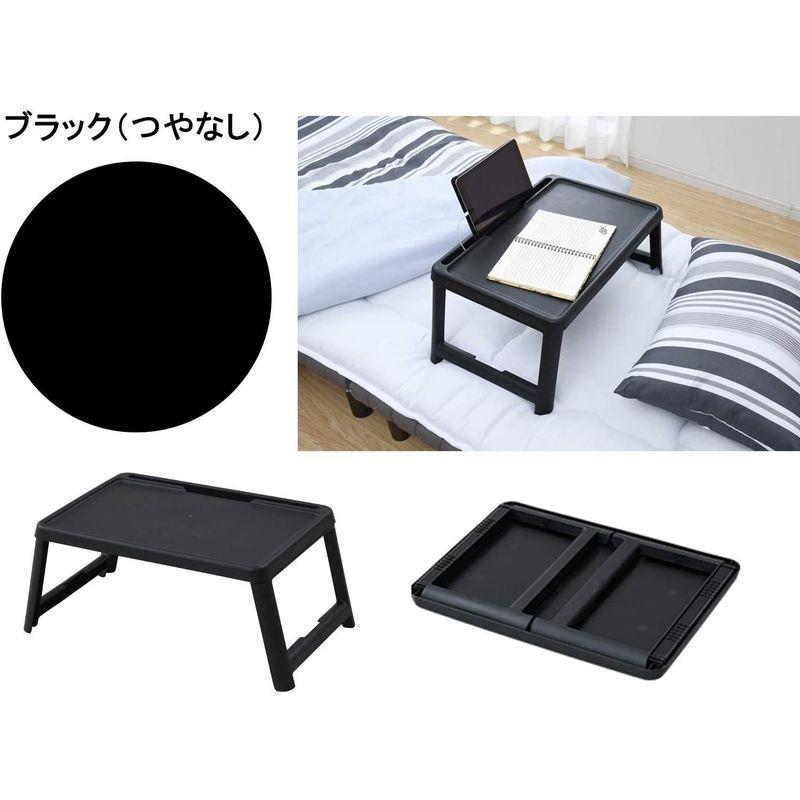 半額】山善 折りたたみ ミニテーブル ブラック 幅63×奥行35×高さ25cm コンパクト 完成品 スマートフォンスタンド付き CFT-5035( 文机 山善 折りたたみ ミニテーブル 幅63×奥行35×高さ25cm コンパクト スマートフォンスタンド付き 完成品 ホワイト CFT-5035(