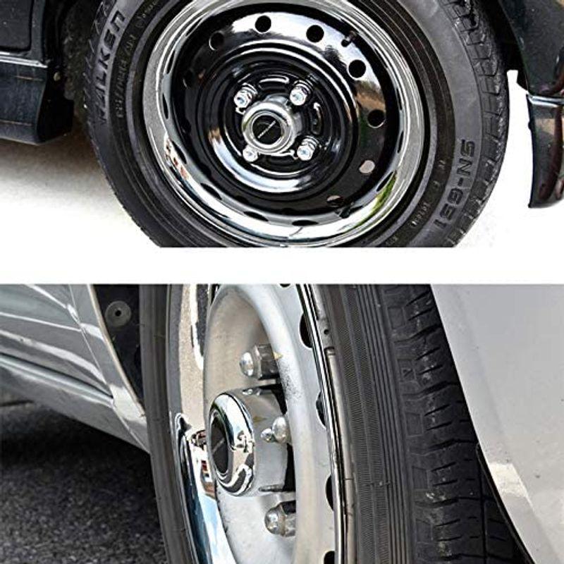 S0003 デイトナ 風 メッキ ホイール リング リム リング リム トリム 4