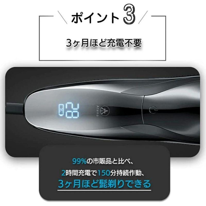 メーカー公式ショップ電気シェーバー ひげそり 回転式 メンズ 電動ひげそり USB充電式 乾湿両用 髭剃り 3枚刃 シェーバー IPX7防水 お風 電動 深剃り メンズシェーバー メンズ電気シェーバー 回転式 髭剃り 防水 乾湿両用 充電式