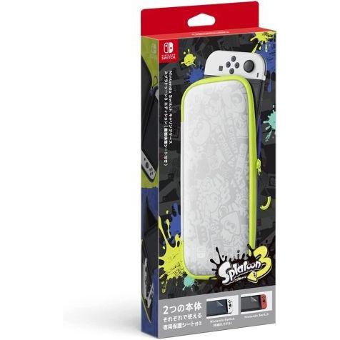 (Switch)Nintendo Switchキャリングケース スプラトゥーン3エディション(画面保護シート付き)(新品)