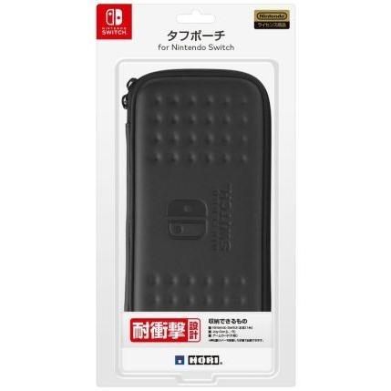 (Switch)タフポーチ for Nintendo Switch ブラック×ブラック(新品)(取り寄せ)｜famicom-plaza2