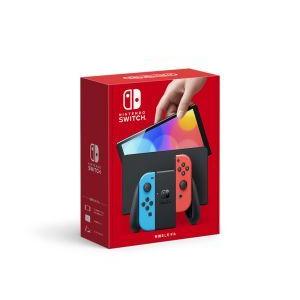 (Switch)Nintendo Switch本体(有機ELモデル)(ニンテンドースイッチ) Joy-Con(L) ネオンブルー/(R) ネオンレッド(新品)｜famicom-plaza