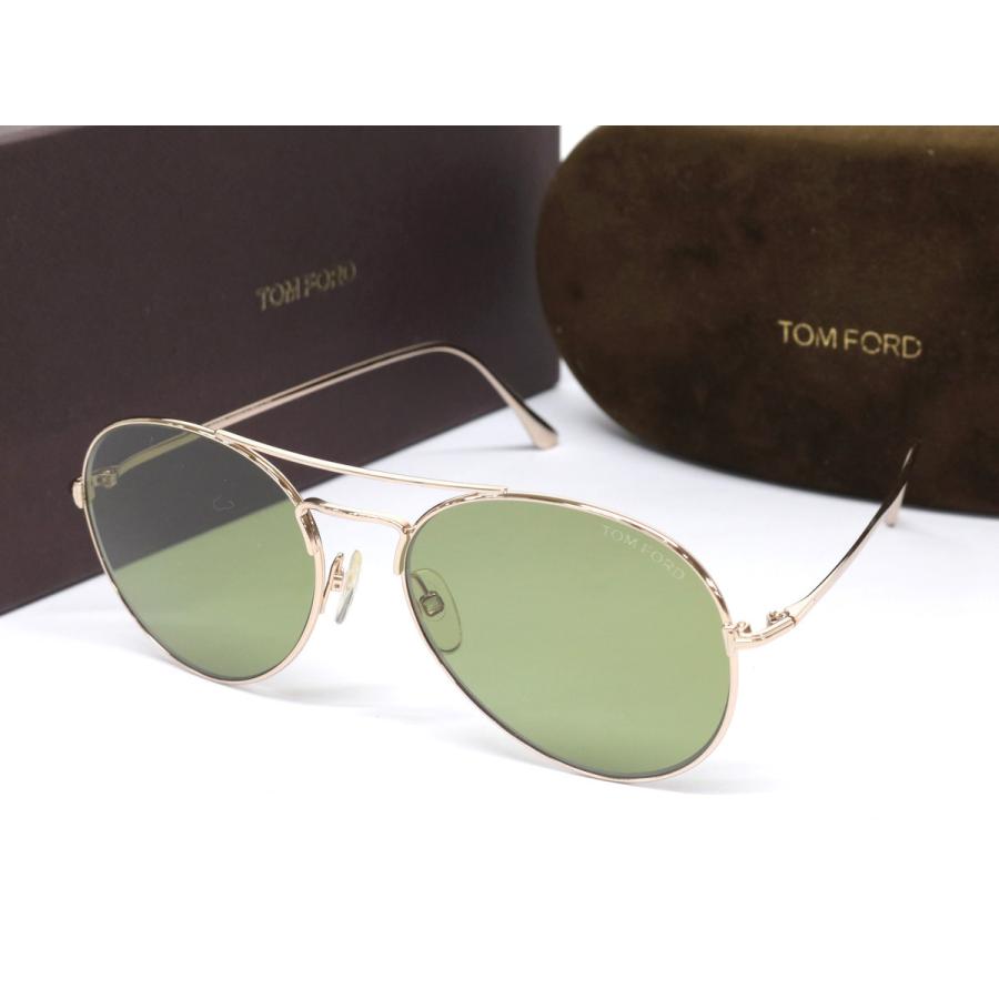 超美品【TOM FORD トムフォード】 ティアドロップ型 サングラス カラー
