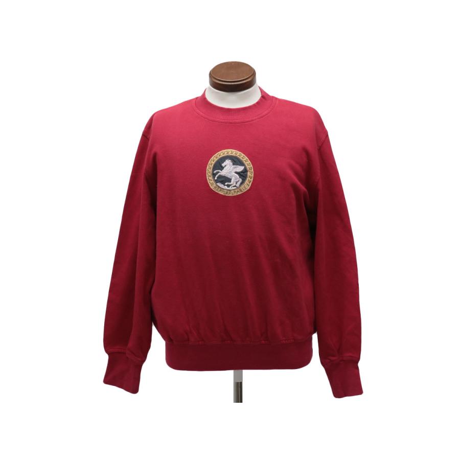 綺麗 Hermes エルメス サークル型 ペガサス刺繍 トレーナー スウェット コットン 赤レッド M ユニセックス D ファミール 通販 Yahoo ショッピング