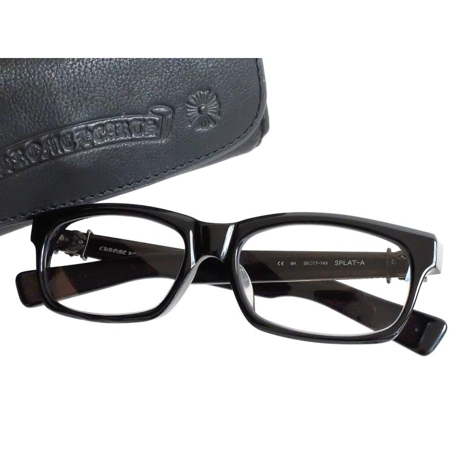 美品【CHROME HEARTS クロムハーツ】 BSフレア メガネ ウェリントン型