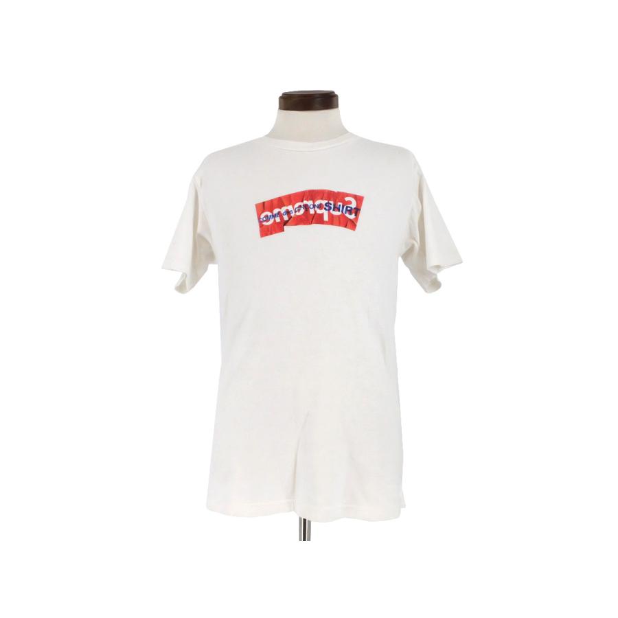 supreme ボックスロゴ コムデギャルソンコラボ Tシャツ-