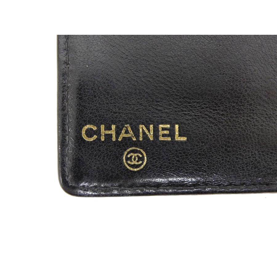CHANEL シャネル ココマーク カードケース 名刺入れ キャビアスキン 黒 ...